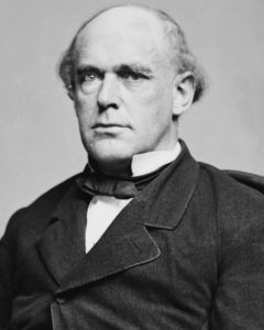 Salmon Portland Chase (January 13, 1808 – May 7, 1873) was an American politician and jurist who served as the sixth Chief Justice of the United States from 1864 to 1873. Earlier in his career, Chase was the 23rd Governor of Ohio and a U.S. Senator from Ohio prior to service under Abraham Lincoln as the 25th Secretary of the Treasury.